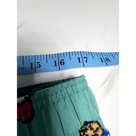 Maui and Sons Pixel Art Sharks Palm Trees Cartoon Swim Trunks Pineapple 34 Ombre - Picture 7 of 9